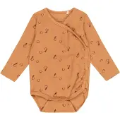 Fixoni Pijama entero/body caramelo / verde oscuro / negro