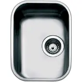 Smeg UM30, Fregadero de encimera, Rectangular, Acero inoxidable, Acero inoxidable, 1 cuba, 300 x 400 mm