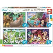 Educa Multi 4 Clásicos 50-puzzle 80-100 Piezas