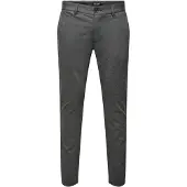 Only & Sons Pantalón chino 'ONSMark' antracita