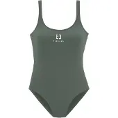 Elbsand Traje de baño oliva / negro / blanco