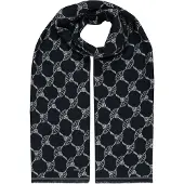 JOOP! Chal azul oscuro / blanco