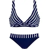 LASCANA Bikini navy / blanco