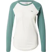 Iriedaily Camiseta 'Flaggy' verde / blanco natural
