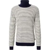 Casual Friday Jersey 'Karl' kitt / navy
