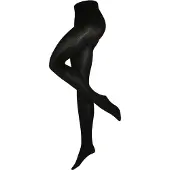 SWEDISH STOCKINGS Leotardos 'Fishbone' negro