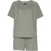 Kangaroos Pijama de pantalón corto oliva