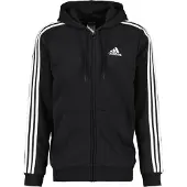 Adidas adidasSudadera con capucha Essentials Fleece 3-Stripes Full-Zip XS Black Hombre