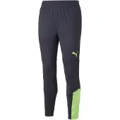 Puma Pantalón deportivo azul oscuro / amarillo neón