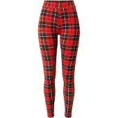 Urban Classics Leggings rojo / negro / blanco