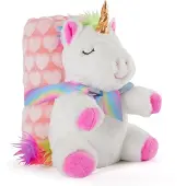 Perletti Unicorn Tiara Teddy Con Manta 22 Cm