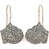 LASCANA Sujetador beige / marrón / negro moteado