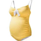 Petit Amour Traje de baño 'Antonie' amarillo / blanco