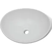 vidaXL Lavabo de cerámica, 40 x 33 cm, ovalado, blanco
