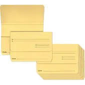 Esselte Pocket-File carpeta de cartón amarilla | 25 unidades
