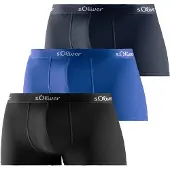 s.Oliver Calzoncillo boxer azul / navy / negro / blanco