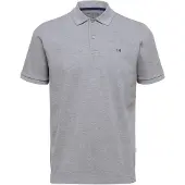 Selected Camiseta 'Dante' gris moteado