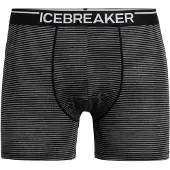 Icebreaker - Anatomica Boxers - Ropa interior merino size S, negro/gris