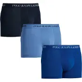Ralph Lauren para hombre. 714835885009 Set 3 bóxers de algodón elástico azul (XL), Homewear, Marino, outlet 2026.