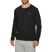 Ralph Lauren Pijama largo negro / blanco