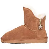 Gooce Botines 'Penny' crema / marrón