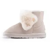 Gooce Botas de nieve 'Juni' beige / blanco
