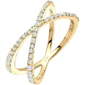 Elli Anillo oro / transparente