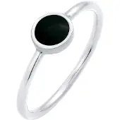Elli Anillo negro / plata