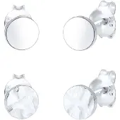 Elli Pendientes 'Geo' plata