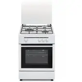 Vitrokitchen Cocina De Gas Natural Con Horno Cb5530bn 3 Fuegos