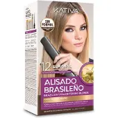 KATIVA Tratamiento Capilar Kit Alisado Brasileo Cabellos Rubios