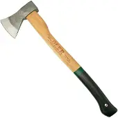 Adler hacha de canoa, verde-negro, hacha de trekking