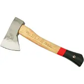 Adler Classic Scout Hatchet, rojo-negro, hacha de camping