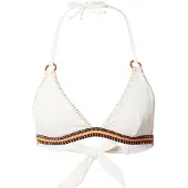 Banana Moon Top de bikini crema / chamois / negro