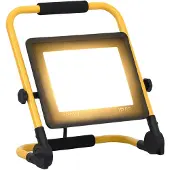 vidaXL Foco LED con asa, 100 W, luz cálida
