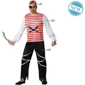 Atosa Disfraz De Hombre Pirata Bucanero