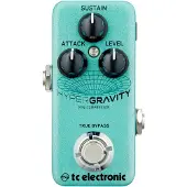 Tc Electronic HyperGravity Mini Compress: pedal de efectos para guitarra