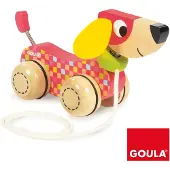 Goula Tirar De Perro De Madera Goula
