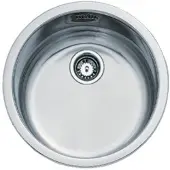 Teka ERC, Lavabo de encimera, Circular, Metal, Acero inoxidable, 1 lavabo, Circular