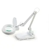 HBM lámpara lupa LED ajustable, modelo de mesa