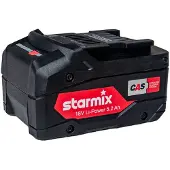 Starmix Akkupack Li-Power, batería de 18V, 5.2 Ah, modelo 459745