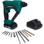 Vonroc Martillo rotativo 20V - 2.0Ah | Incl. batería y cargador