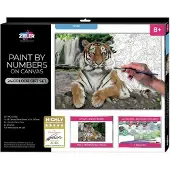 Zieler Kit De Pintura Paint By Numbers Tiger