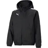 Puma Chaqueta deportiva 'TeamLiga' negro / blanco