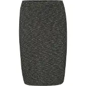 Kaffe Falda 'KAtippie' crema / negro