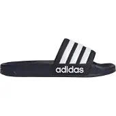 Adidas Zapatos abiertos 'Adilette' azul oscuro / blanco