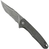 CIVIVI Navaja Mini Sandbar Damascus, black micarta
