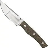 Bestech Heidi Blacksmith #2 Hollow Compound Grind, Satin, Canvas Micarta BFK04C cuchillo fijo