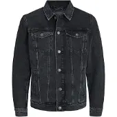 Jack & Jones Chaqueta de entretiempo 'JJJean' negro denim