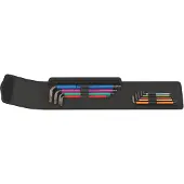 Wera Juego de llaves de ángulo 950/9 Hex-Plus Multicolour Imperial 1, sistema imperial, BlackLaser, de 9 piezas